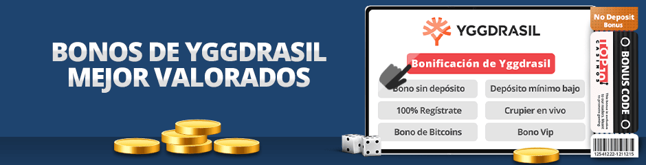 mejores yggdrasil bonos casino